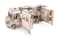 Сборная деревянная модель "Пикник. Домик для кукол на колесах"