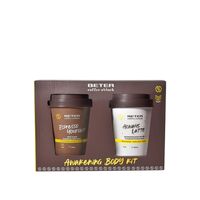 Подарочный набор "Kit Body Scrub & Body butter Coffee O'clock" (скраб для тела, масло для тела)