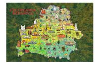 Пазл деревянный "Карта Республики Беларусь" (156 элементов)