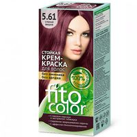 Крем-краска для волос "Fito Сolor" тон: 5.61, спелая вишня