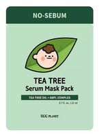Тканевая маска для лица "Egg Planet Tea Tree serum mask pack" (22 мл)