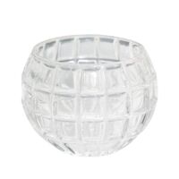 Подсвечник "Бочонок" (60х75 мм; прозрачный)