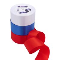 Набор декоративных лент "Триколор микс" (4 см; 23 м; 3 шт.)