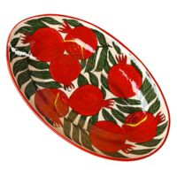 Селёдочница керамическая "Гранаты" (340 мм)