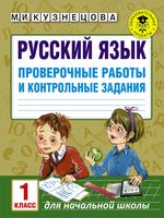 Русский язык. Проверочные работы и контрольные задания. 1 класс