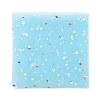 Фатин "Со звездочками" (50х50 см; голубой)