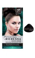 Крем-краска для волос с хной "Richenna" тон: dark brown