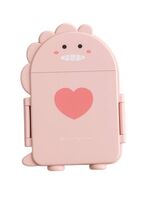 Ланч-бокс "Добрый динозавр" (розовый)