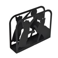 Салфетница "Озорники" (120х31х95 мм, чёрная)