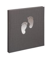 Детский фотоальбом "Мои первые 5 лет. Ножки" (графит)