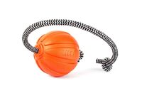 Игрушка для собак "Мяч на веревке" (6х30 см)