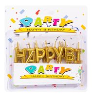 Набор свечей для торта "Happy birthday" (13 шт.)