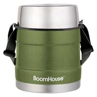 Термос для еды 1 л "Ribbed" (оливковый)