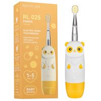 Детская электрическая зубная щетка Revyline RL 025 Panda (жёлтая)