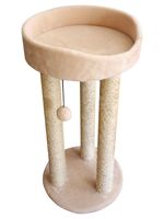 Игровой комплекс "Тринога с лежанкой" (42х42х85 см; бежевый)