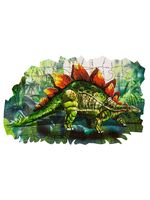 Деревянный пазл "Динозавр Стегозавр" (110 элементов)