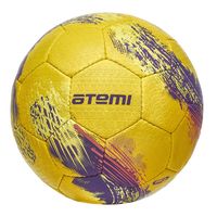 Мяч футбольный Atemi "Galaxy" №5 (жёлто-фиолетово-розовый)