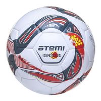 Мяч футбольный Atemi "Igneous" №5 (бело-серо-оранжевый)