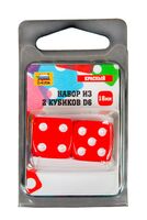 Набор кубиков "Звезда" (красные; 2 шт.)