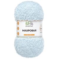 Пряжа "Махровая №512" (100 г; 420 м; небесно-голубой)