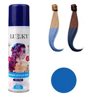 Спрей-краска для волос "Lucky" (150 мл; синий)