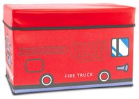 Ящик-органайзер для хранения игрушек "Пожарная машина"