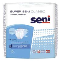 Подгузники для взрослых "Seni Classic Extra Large" (XL; 10 шт.)