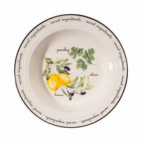 Набор тарелок фарфоровых "Lemon" (2 шт.; 220 мм)