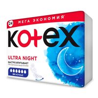Гигиенические прокладки "Kotex Natural Night" (24 шт.)