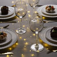 Гирлянда "Мишура" (100 лампочек; тёплый белый)