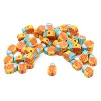 Бусины из полимерной глины "Ананас" (50 шт.)