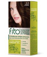 Крем-краска для волос "Fito Сolor Intense" тон: 3.3, горький шоколад