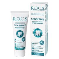 Зубная паста "R.O.C.S. Sensitive. Восстановление и отбеливание" (2 шт. х 94 г)
