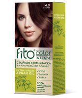 Крем-краска для волос "Fito Сolor Intense" тон: 4.0, каштан