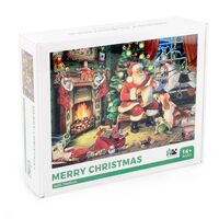 Пазл "Рождество у камина" (1000 элементов)