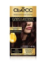 Краска для волос "Oleo Intense" тон: 4-15, ореховый каштановый