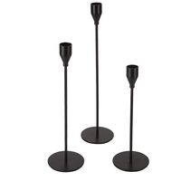 Набор подсвечников "Art House" (3 шт.; черный)