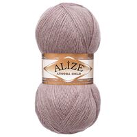 Пряжа "Angora Gold №163" (100 г; 550 м; серая роза)