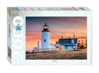Пазл "США. Маяк на Пемаквид Пойнт" (2000 элементов)