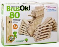 Конструктор деревянный "BrusOк!" (80 деталей)