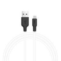 Кабель USB 2.0 Hoco X21, AM/Lightning M, (бело-черный), 1м