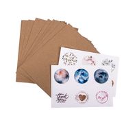 Набор крафтовых конвертов с наклейками (10шт.)