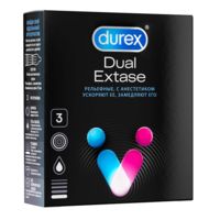 Презервативы "Durex. Dual Extase" (3 шт.)