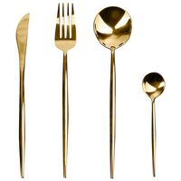 Набор столовых приборов "Nouvelle" (4 шт.; золото)