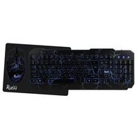 Игровой набор Smartbuy Rush Thunderstorm (черный; мышь, клавиатура, коврик)