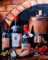Картина по номерам "Коллекционное вино" (400х500 мм)