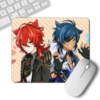 Коврик для мыши "Дилюк и Кейа" (арт. 6447)