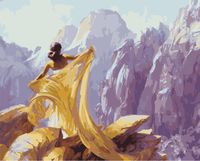 Картина по номерам "Ущелье горы Дракон" (400х500 мм)