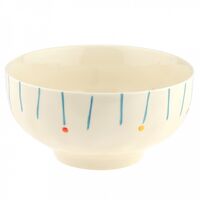 Салатник фарфоровый "Карусель" (1,15 л; кремовый)