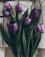Картина по номерам "Эстетика тюльпанов" (400х500 мм)